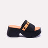 delevingne women orange chunky casual slippers