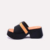 delevingne orange chunky casual slippers for women