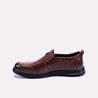 desmond brown slip on casual shoes for men