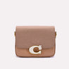 diva light brown luxury handbag