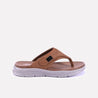 eddie men brown cushy flip flops