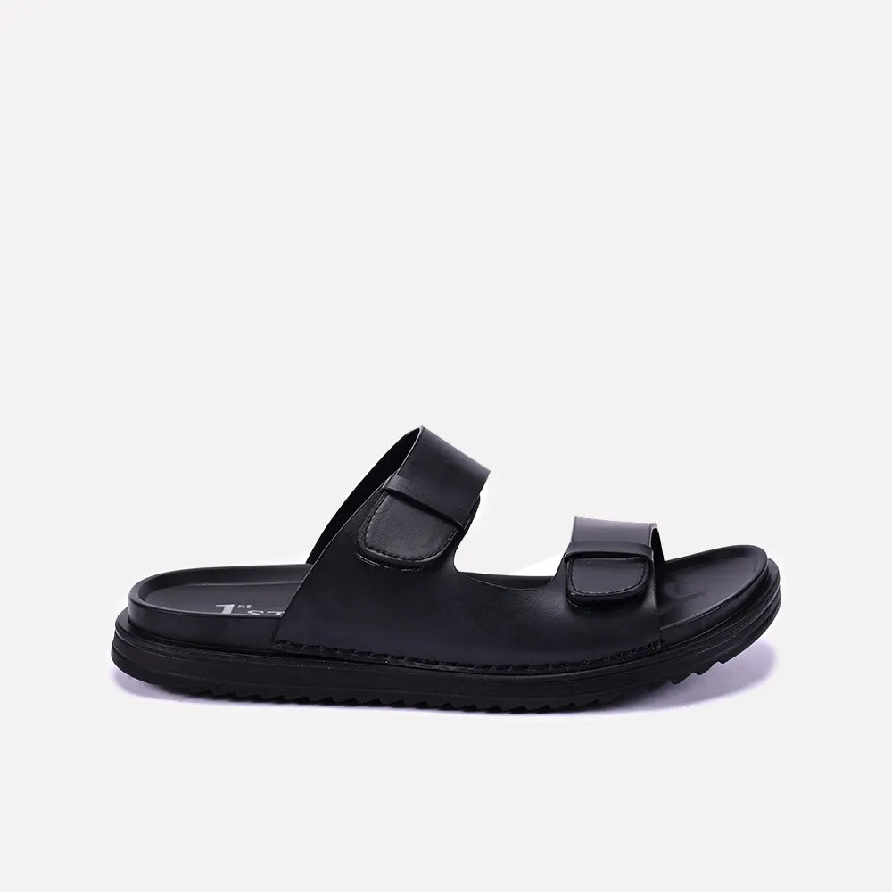 edmund men black casual slippers