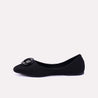 elara black fancy pumps for women