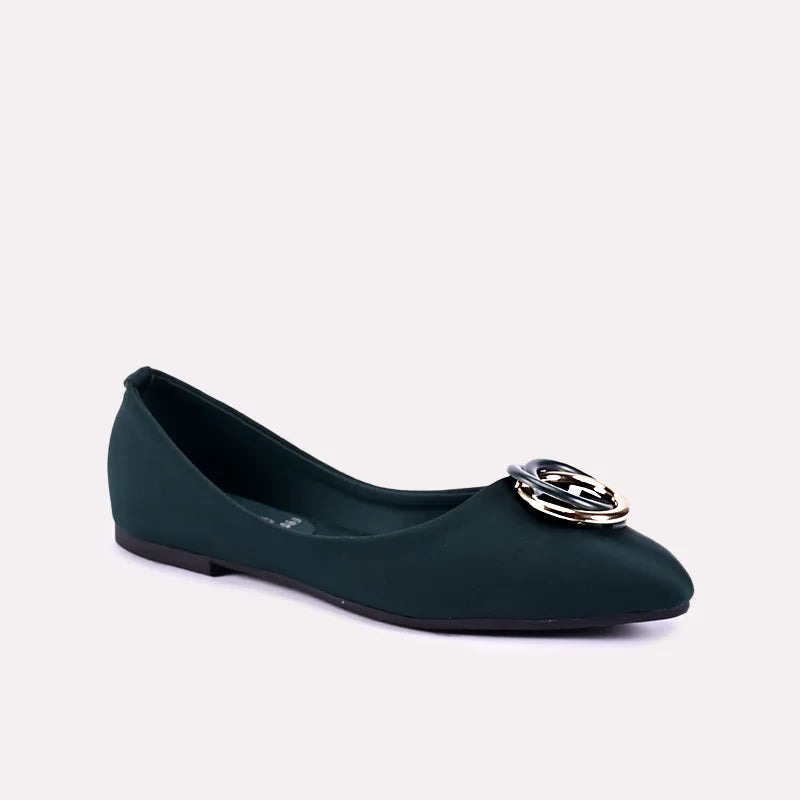 elara green fancy pumps