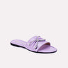 ellie purple flat slippers