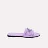 ellie women purple flat slippers