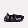 eloise black slip on sneakers for women