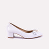 elysia women white fancy heel pumps