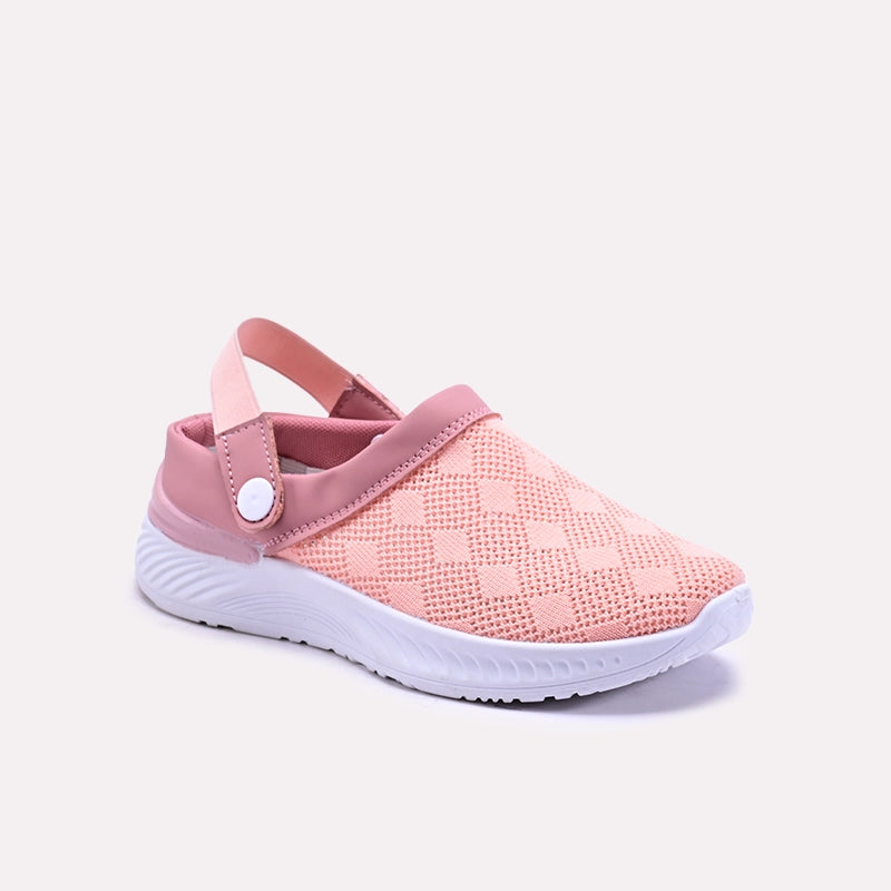 Emberlyn Peach Casual Clogs