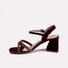 evelyn maroon bridal sandals for women