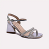 evelyn silver bridal sandals