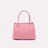 everleigh womens pink shoulder bag