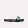 fable womens green fancy slippers