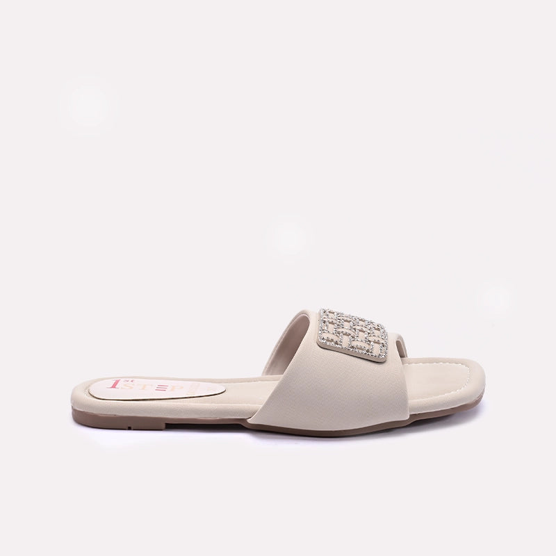 Womens Fawn Fancy Flat Slippers