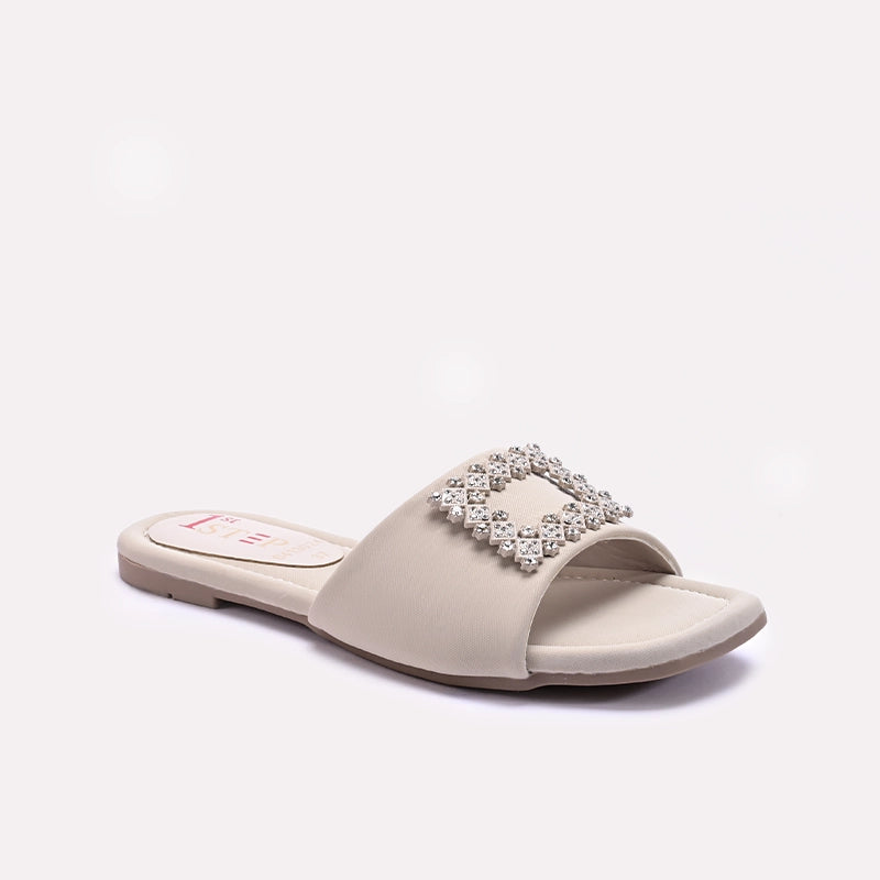Fawn Fancy Flat Slippers