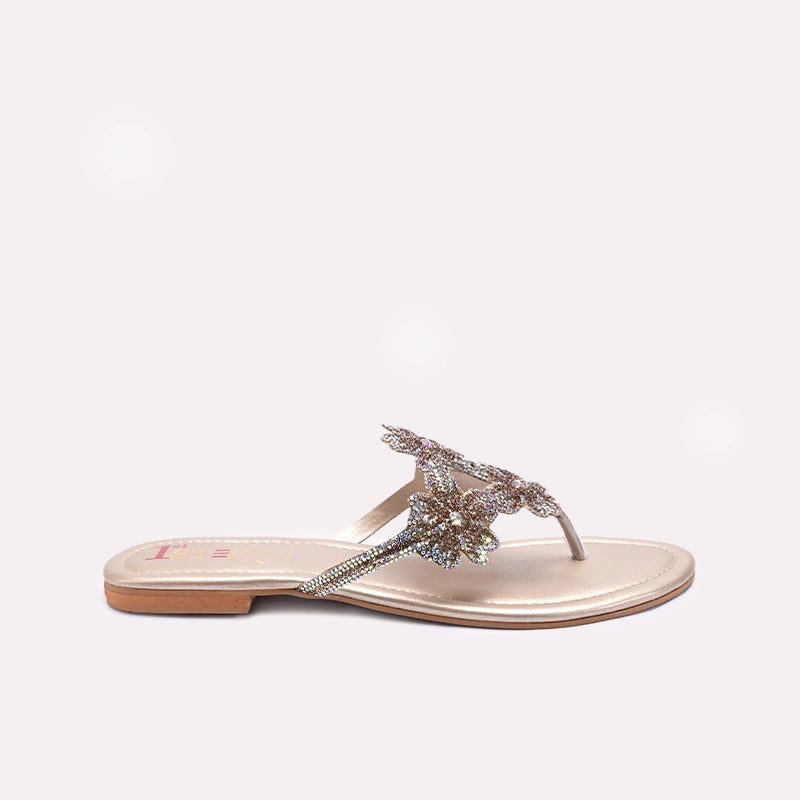 Womens Fawn Flat Fancy Slippers