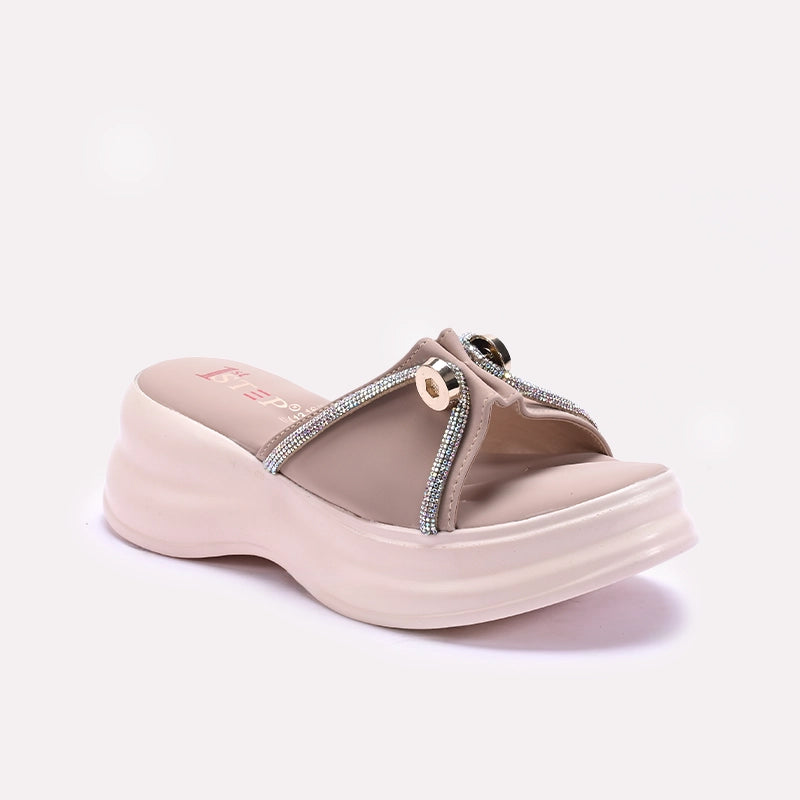 Fawn Platform Fancy Slippers 0413162