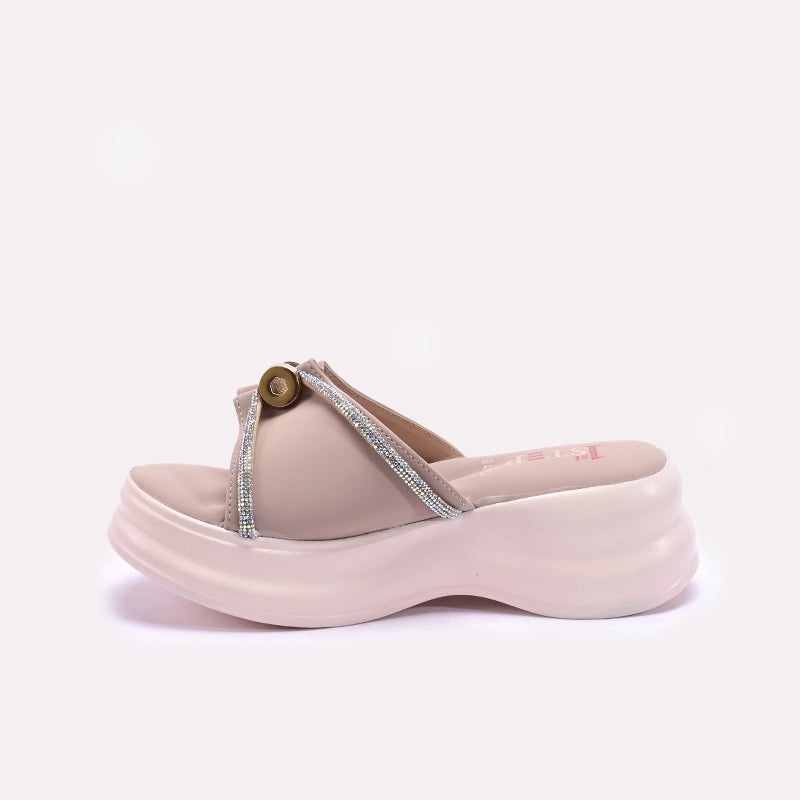 Fawn Platform Fancy Slippers 0413162