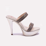 Womens Fawn Pointed Heel Fancy Sandals