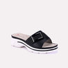 faye black casual slippers