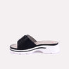 faye black casual slippers for women