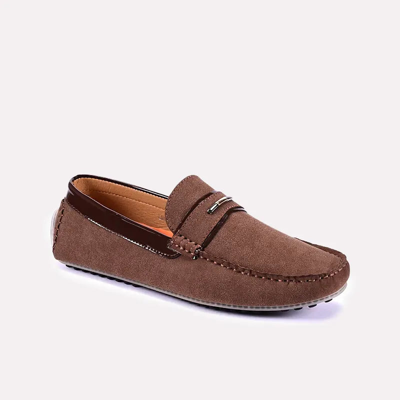 ferguson brown classic suede loafers