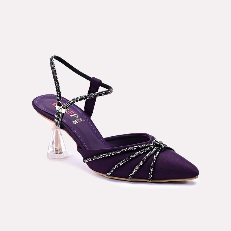 feronika purple fancy pumps