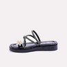 finchley platform black fancy slippers for womens