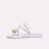 finchley platform white fancy slippers for womens