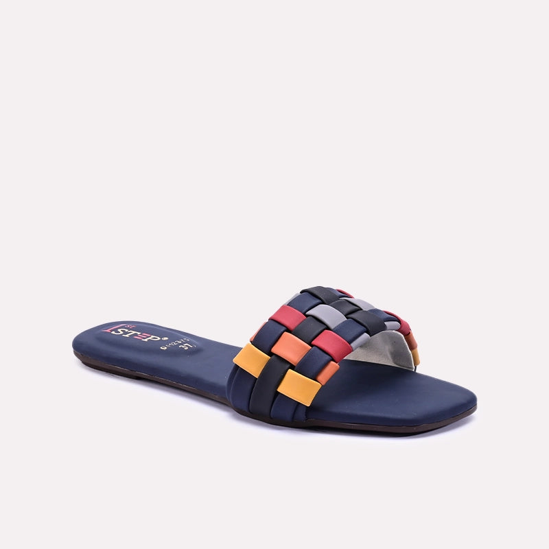 Finesse Blue Casual Flats 0412376