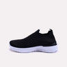 Fiora Black Slip On Sneakers for women