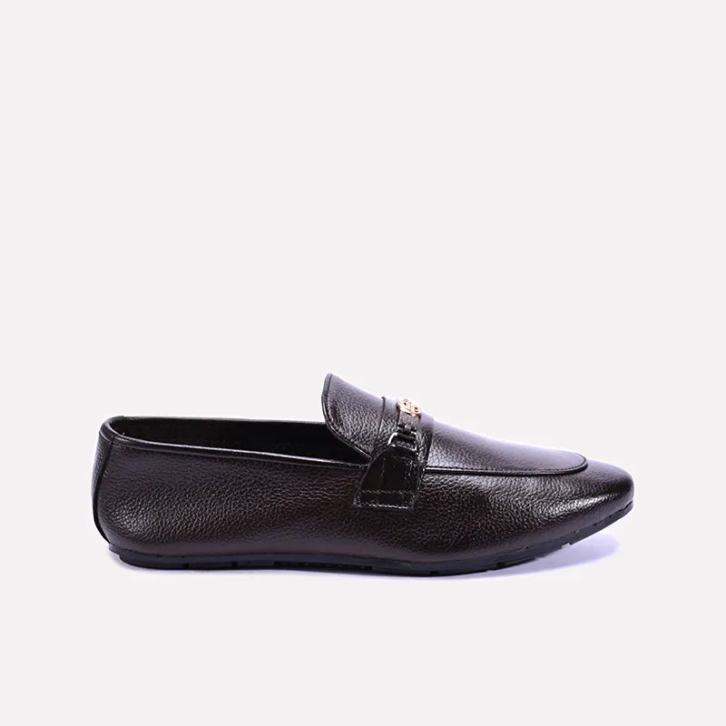 fletcher mens brown classic loafers