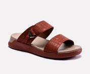 flexi brown casual slippers