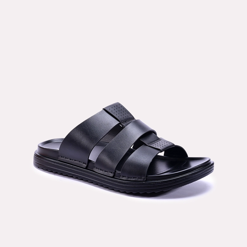 Flick Black Casual Slippers 0150923