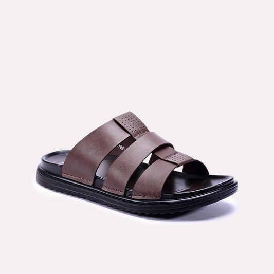 Flick Brown Casual Slippers 0150923