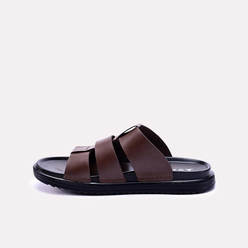 Flick Brown Casual Slippers 0150923
