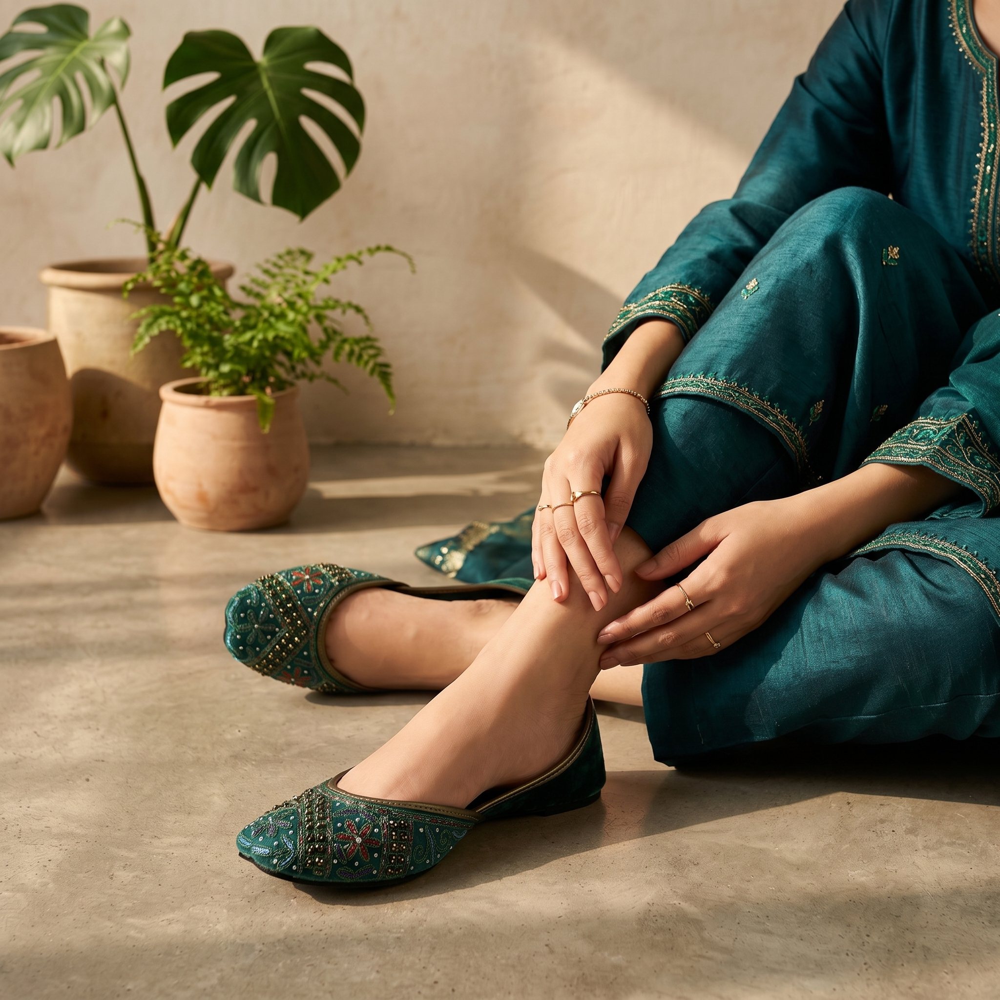 Fancy Khussa Green 0460027