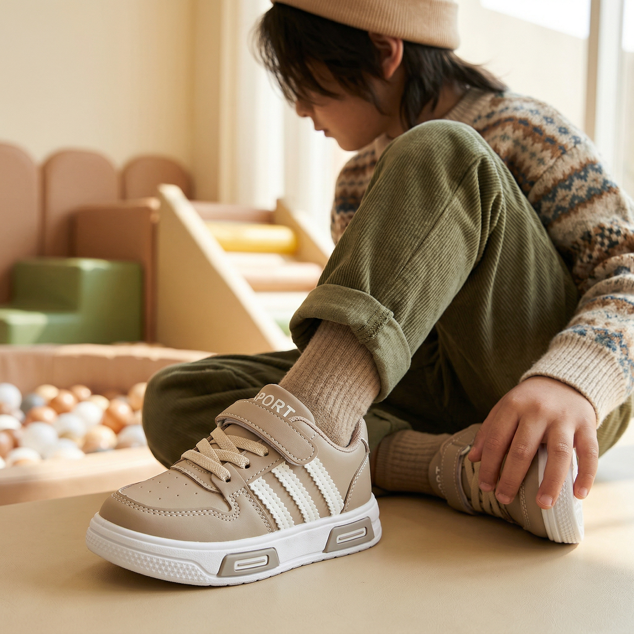 Baba Jogger Shoes Fawn 0650796