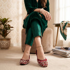Fancy Khussa Maroon 0460019