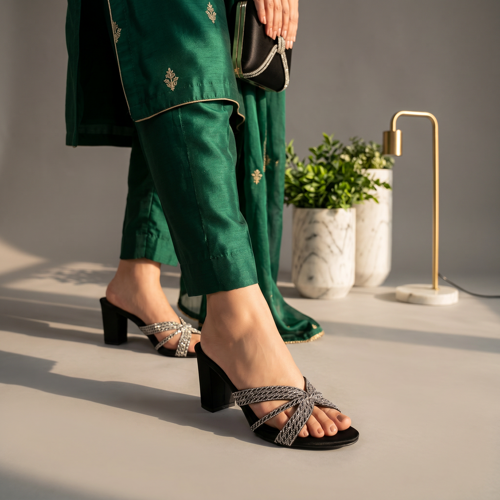 Fancy Slipper Black 0413817