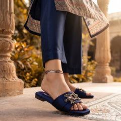Fancy Slipper Navy Blue 0413798