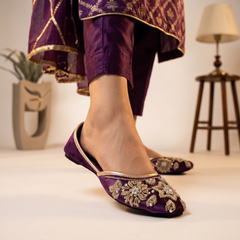 Fancy Khussa Purple 0460033