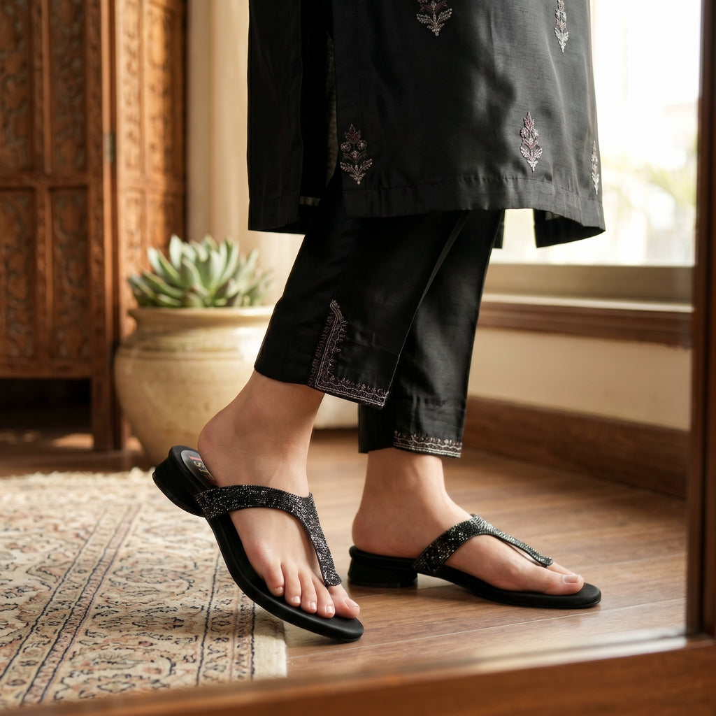 Fancy Slipper Black 0413620