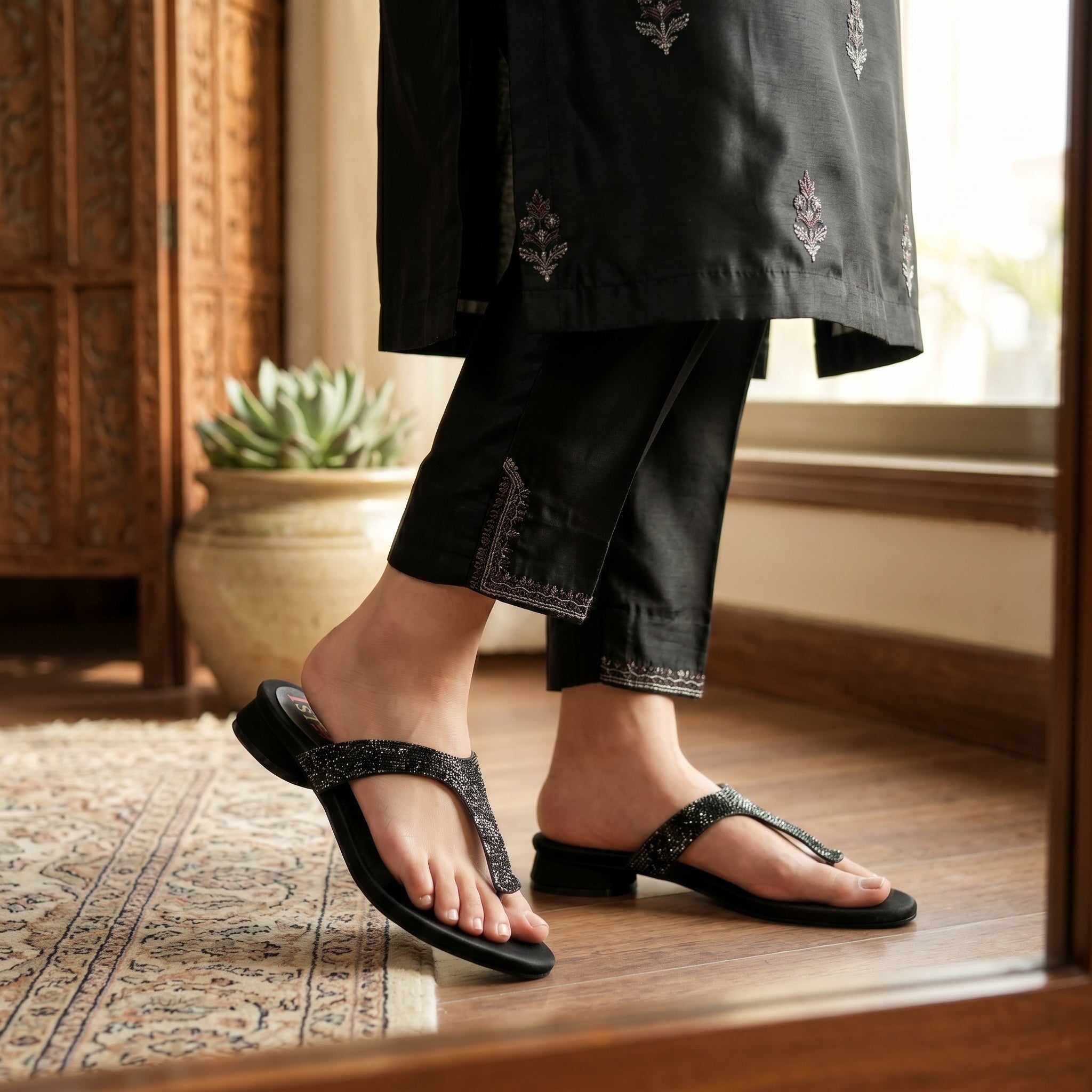Fancy Slipper Black 0413620