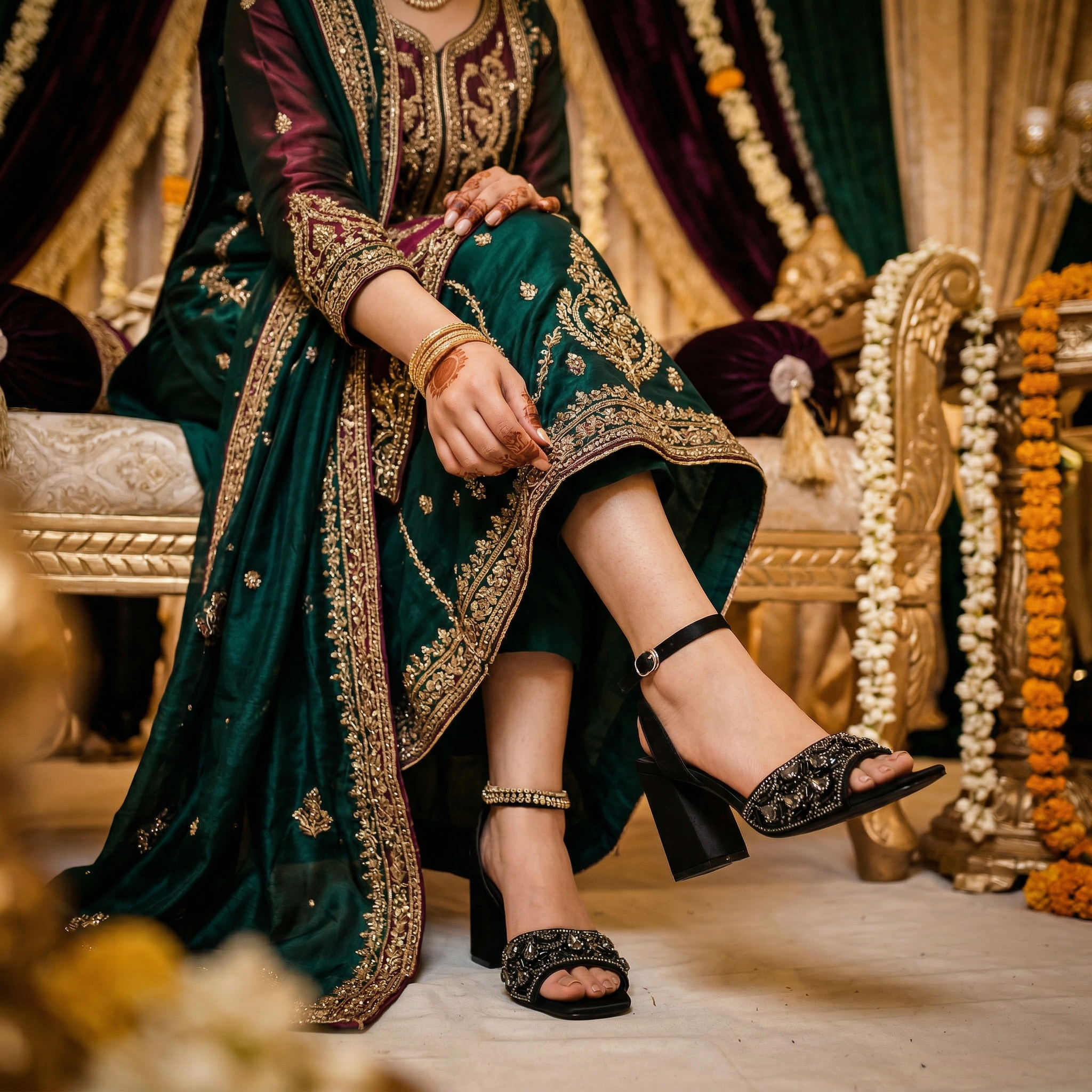 Fancy Sandal Black 0421749