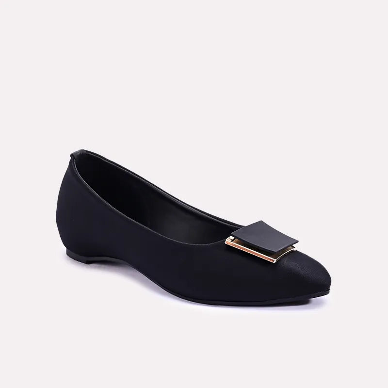 freya black casual pumps