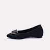 freya black casual pumps for women