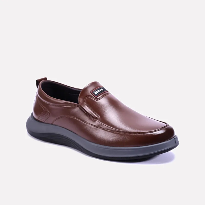 gideon brown slip on casual shoes