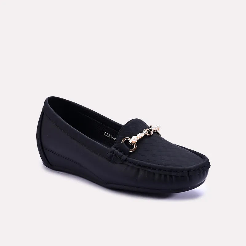 giorgia black casual pumps