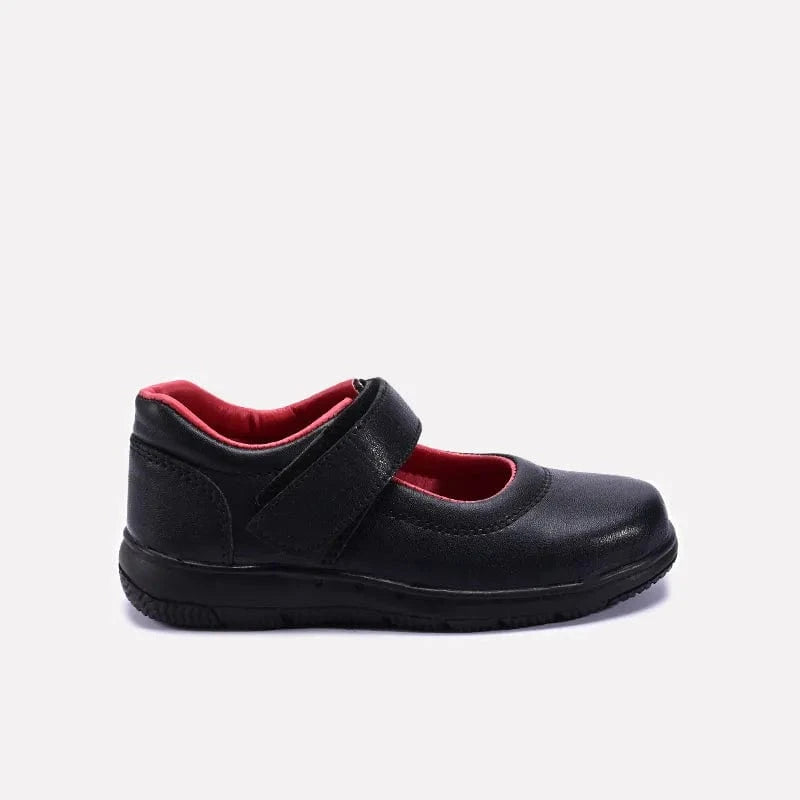 baby girl black school shoes